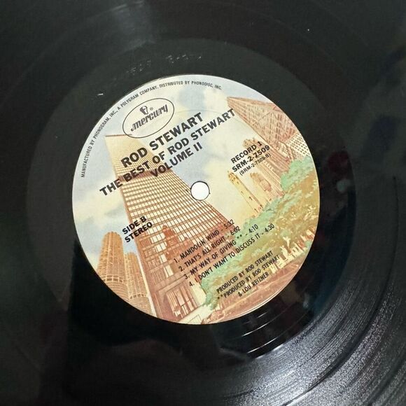 The Best Of Rod Stewart Vol. 2 Double LP | 1976 | Mercury SRM-2-7509 Vinyl - Picture 15 of 16